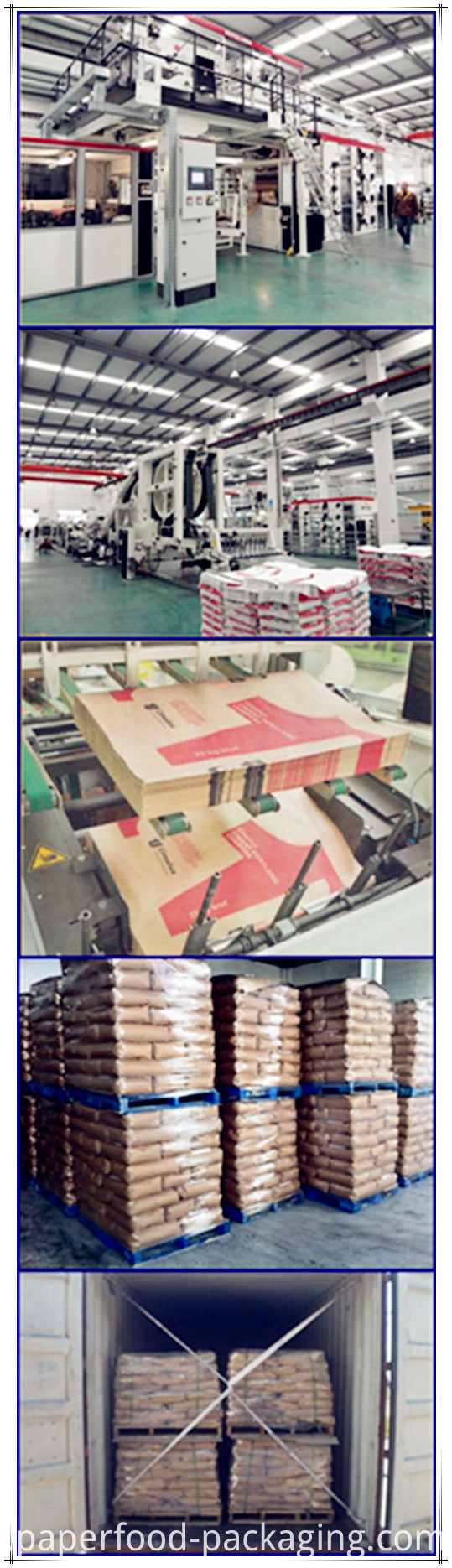Tile Adhesive Packing Kraft Paper Valve Bag